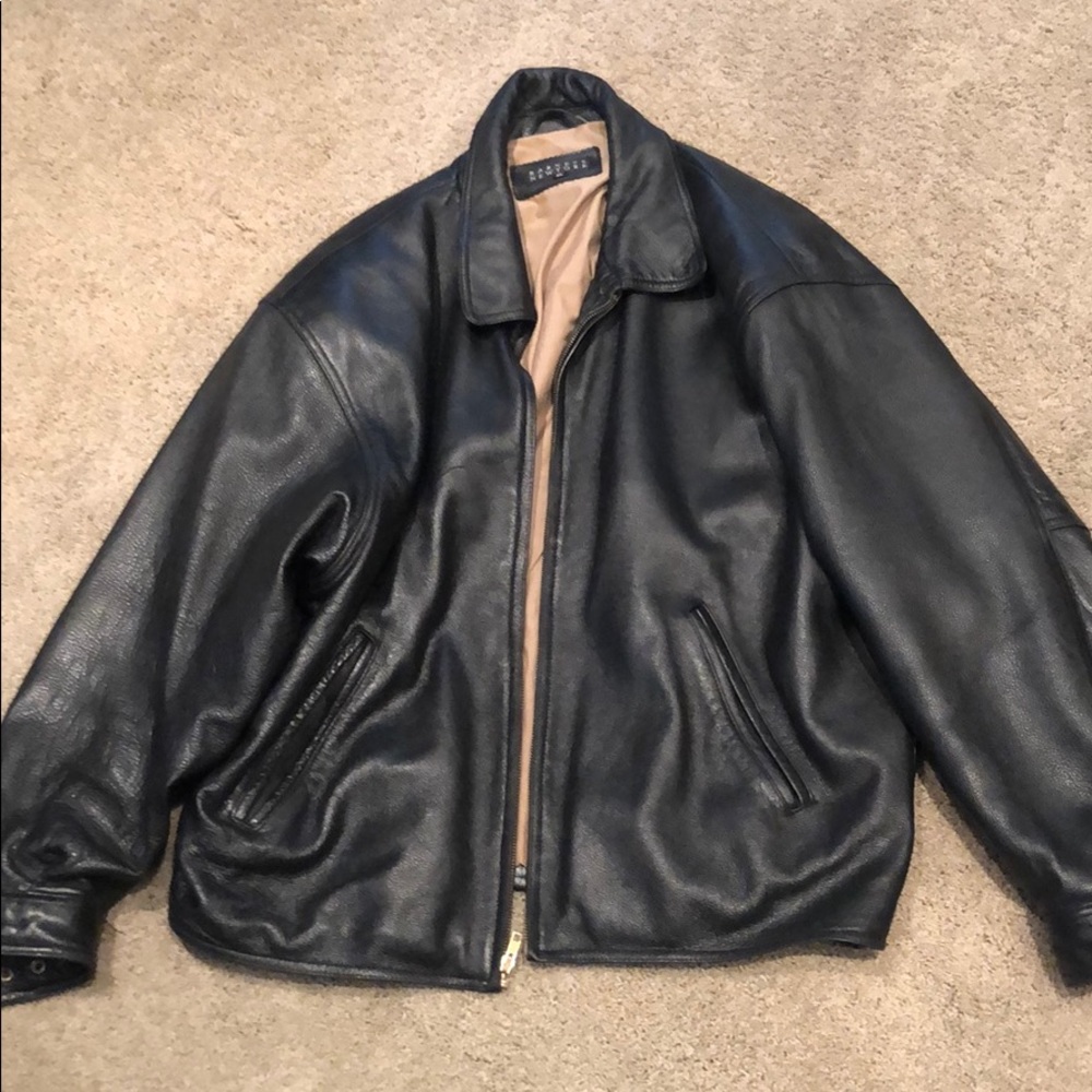 Barneys New York Men’s Leather Jacket - VINTAGE